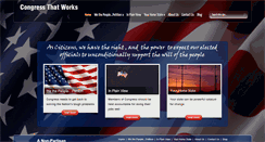 Desktop Screenshot of congressthatworks.com